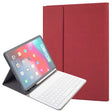 RK11 For iPad Pro 11 inch Silk Texture Detachable Plastic Bluetooth Keyboard Leather Tablet Case with Pen Slot & Stand Function(Red) - For iPad Pro by PMC TechLife | Online Shopping South Africa | PMC TechLife