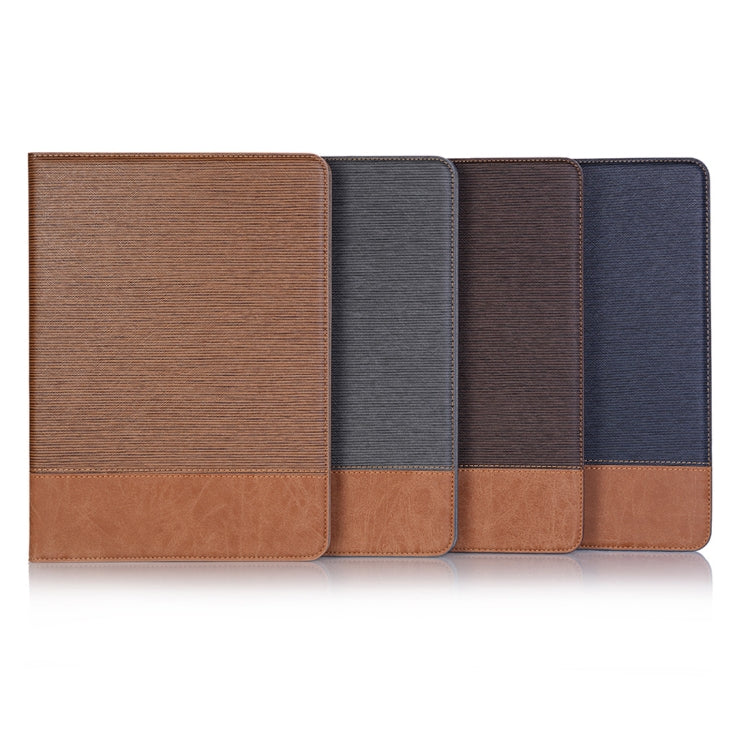 Cross Texture Horizontal Flip PU Leather Case for iPad Air 11 2024 / iPad Pro 11 inch (2018), with Holder & Card Slots & Wallet(Grey)