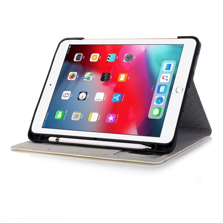Duck Pattern Horizontal Flip Leather Case for iPad Air 11 2024 / iPad Pro 11 inch (2018),with Card Slots & Holder & Wallet & Photo Frame & Pen slot