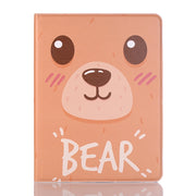 Bear Pattern Horizontal Flip Leather Case for iPad Air 11 2024 / iPad Pro 11 inch (2018),with Card Slots & Holder & Wallet & Photo Frame & Pen slot