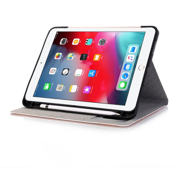Bear Pattern Horizontal Flip Leather Case for iPad Air 11 2024 / iPad Pro 11 inch (2018),with Card Slots & Holder & Wallet & Photo Frame & Pen slot