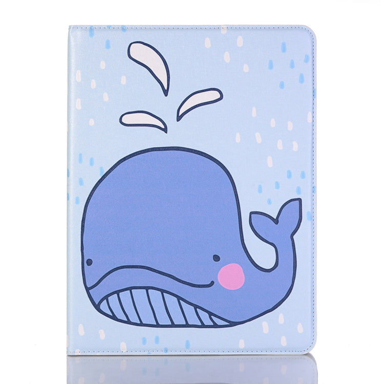 Dolphin Pattern Horizontal Flip Leather Case for iPad Air 11 2024 / iPad Pro 11 inch (2018),with Card Slots & Holder & Wallet & Photo Frame & Pen slot
