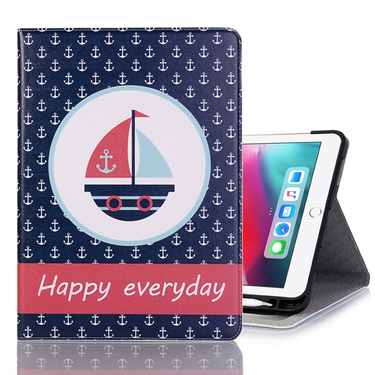 Ship Pattern Horizontal Flip Leather Case for iPad Air 11 2024 / iPad Pro 11 inch (2018),with Card Slots & Holder & Wallet & Photo Frame & Pen slot - iPad Pro 11 (2018) Cases by PMC TechLife | Online Shopping South Africa | PMC TechLife | Buy Now Pay Later Mobicred