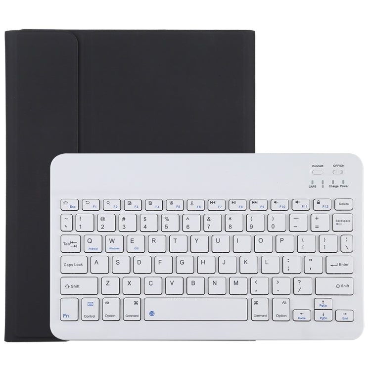 TG11B Detachable Bluetooth White Keyboard + Microfiber Leather Tablet Case for iPad Pro 11 inch (2020), with Pen Slot & Holder (Black) - For iPad Pro by PMC TechLife | Online Shopping South Africa | PMC TechLife