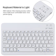 TG11B Detachable Bluetooth White Keyboard + Microfiber Leather Tablet Case for iPad Pro 11 inch (2020), with Pen Slot & Holder (Red)