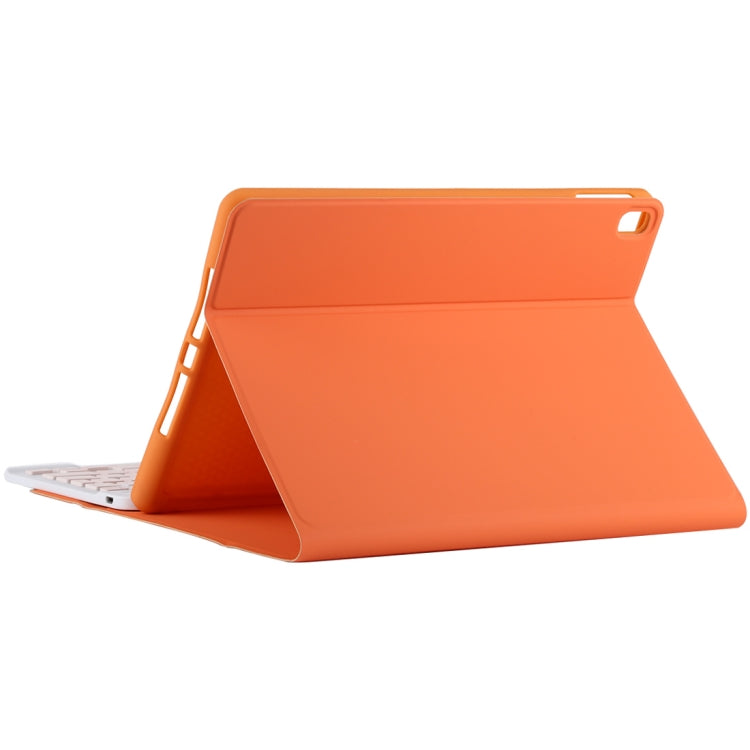 TG11B Detachable Bluetooth Pink Keyboard + Microfiber Leather Tablet Case for iPad Pro 11 inch (2020), with Pen Slot & Holder (Orange) - For iPad Pro by PMC TechLife | Online Shopping South Africa | PMC TechLife