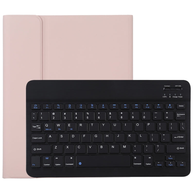 TG11B Detachable Bluetooth Black Keyboard + Microfiber Leather Tablet Case for iPad Pro 11 inch (2020), with Pen Slot & Holder (Pink) - For iPad Pro by PMC TechLife | Online Shopping South Africa | PMC TechLife