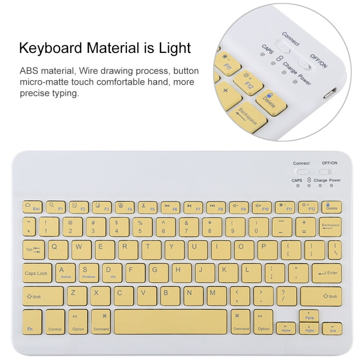 TG11B Detachable Bluetooth Yellow Keyboard + Microfiber Leather Tablet Case for iPad Pro 11 inch (2020), with Pen Slot & Holder (Dark Green) - For iPad Pro by PMC TechLife | Online Shopping South Africa | PMC TechLife