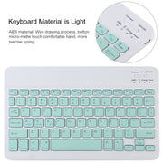 TG11B Detachable Bluetooth Green Keyboard + Microfiber Leather Tablet Case for iPad Pro 11 inch (2020), with Pen Slot & Holder (Black)