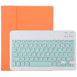 TG11B Detachable Bluetooth Green Keyboard + Microfiber Leather Tablet Case for iPad Pro 11 inch (2020), with Pen Slot & Holder (Orange) - For iPad Pro by PMC TechLife | Online Shopping South Africa | PMC TechLife