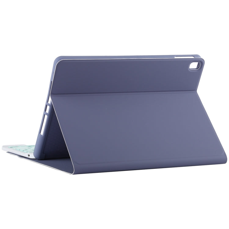 TG11B Detachable Bluetooth Green Keyboard + Microfiber Leather Tablet Case for iPad Pro 11 inch (2020), with Pen Slot & Holder (Purple) - For iPad Pro by PMC TechLife | Online Shopping South Africa | PMC TechLife