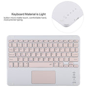 TG11BC Detachable Bluetooth Pink Keyboard Microfiber Leather Tablet Case for iPad Pro 11 inch (2020), with Touchpad & Pen Slot & Holder (Black)