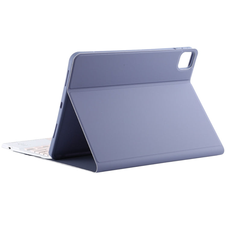 TG11BC Detachable Bluetooth Pink Keyboard Microfiber Leather Tablet Case for iPad Pro 11 inch (2020), with Touchpad & Pen Slot & Holder (Purple) - For iPad Pro by PMC TechLife | Online Shopping South Africa | PMC TechLife