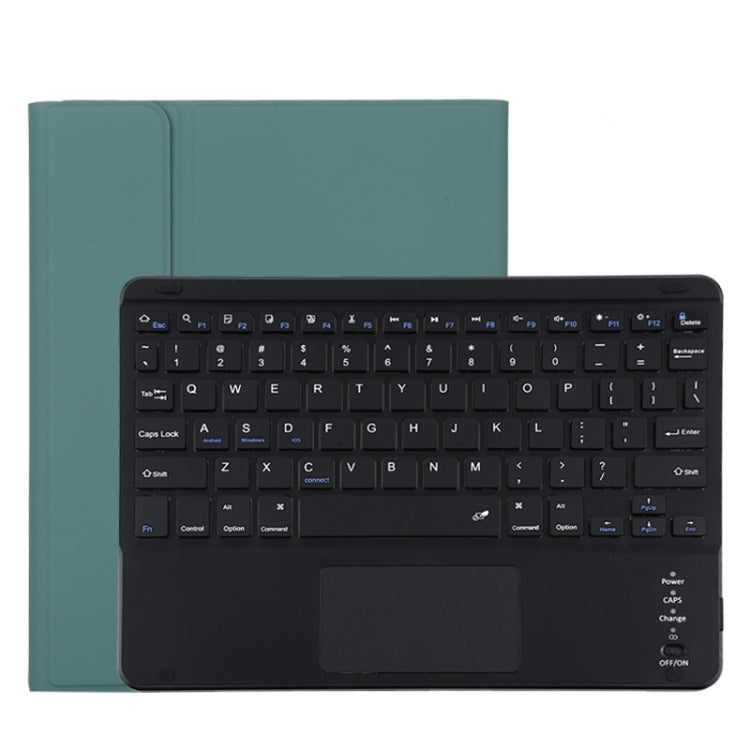 TG11BC Detachable Bluetooth Black Keyboard Microfiber Leather Tablet Case for iPad Pro 11 inch (2020), with Touchpad & Pen Slot & Holder (Dark Green) - For iPad Pro by PMC TechLife | Online Shopping South Africa | PMC TechLife