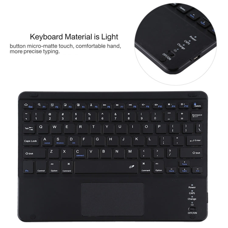 TG11BC Detachable Bluetooth Black Keyboard Microfiber Leather Tablet Case for iPad Pro 11 inch (2020), with Touchpad & Pen Slot & Holder (Pink) - For iPad Pro by PMC TechLife | Online Shopping South Africa | PMC TechLife