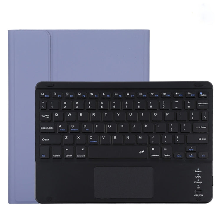 TG11BC Detachable Bluetooth Black Keyboard Microfiber Leather Tablet Case for iPad Pro 11 inch (2020), with Touchpad & Pen Slot & Holder (Purple) - For iPad Pro by PMC TechLife | Online Shopping South Africa | PMC TechLife