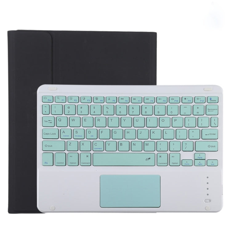 TG11BC Detachable Bluetooth Green Keyboard Microfiber Leather Tablet Case for iPad Pro 11 inch (2020), with Touchpad & Pen Slot & Holder (Black) - For iPad Pro by PMC TechLife | Online Shopping South Africa | PMC TechLife