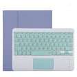 TG11BC Detachable Bluetooth Green Keyboard Microfiber Leather Tablet Case for iPad Pro 11 inch (2020), with Touchpad & Pen Slot & Holder (Purple) - For iPad Pro by PMC TechLife | Online Shopping South Africa | PMC TechLife
