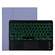 TG11BCS Detachable Bluetooth Black Keyboard Microfiber Leather Tablet Case for iPad Pro 11 inch (2020), with Backlight & Touchpad & Pen Slot & Holder (Purple) - For iPad Pro by PMC TechLife | Online Shopping South Africa | PMC TechLife