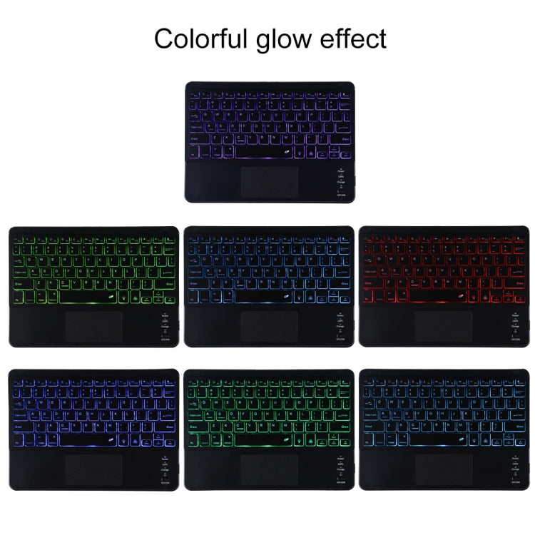 TG11BCS Detachable Bluetooth Black Keyboard Microfiber Leather Tablet Case for iPad Pro 11 inch (2020), with Backlight & Touchpad & Pen Slot & Holder (Purple) - For iPad Pro by PMC TechLife | Online Shopping South Africa | PMC TechLife