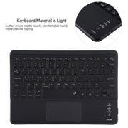 TG11BCS Detachable Bluetooth Black Keyboard Microfiber Leather Tablet Case for iPad Pro 11 inch (2020), with Backlight & Touchpad & Pen Slot & Holder (Purple)
