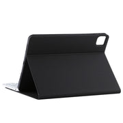 TG11BS Detachable Bluetooth White Keyboard Microfiber Leather Tablet Case for iPad Pro 11 inch (2020), with Backlight & Pen Slot & Holder (Black)