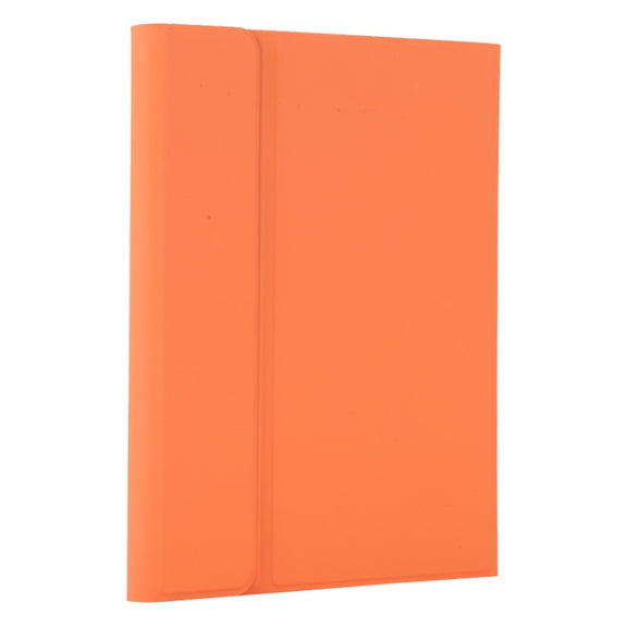 TG11BS Detachable Bluetooth White Keyboard Microfiber Leather Tablet Case for iPad Pro 11 inch (2020), with Backlight & Pen Slot & Holder (Orange)
