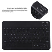 TG11BS Detachable Bluetooth Black Keyboard + Microfiber Leather Tablet Case for iPad Pro 11 inch (2020), with Backlight & Pen Slot & Holder(Purple)