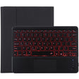 TG-102BCS Detachable Bluetooth Black Keyboard + Microfiber Leather Tablet Case for iPad 10.2 inch / iPad Air (2019), with Touch Pad & Backlight & Pen Slot & Holder (Black) - For iPad Air by PMC TechLife | Online Shopping South Africa | PMC TechLife