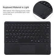 TG-102BCS Detachable Bluetooth Black Keyboard + Microfiber Leather Tablet Case for iPad 10.2 inch / iPad Air (2019), with Touch Pad & Backlight & Pen Slot & Holder (Purple)