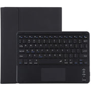 TG97BC Detachable Bluetooth Black Keyboard + Microfiber Leather Tablet Case for iPad 9.7 inch, with Touch Pad & Pen Slot & Holder(Black)