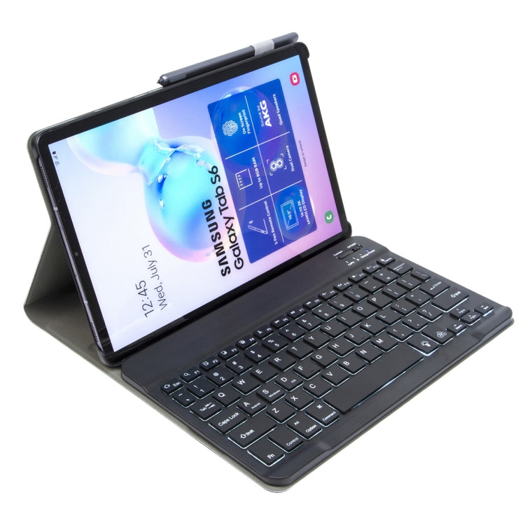 ST 860S For Samsung Galaxy Tab S6 10.5 inch T860 / T865 Detachable Backlight Bluetooth Keyboard Tablet Case with Stand & Pen Slot Function (Black) - Samsung Keyboard by PMC TechLife | Online Shopping South Africa | PMC TechLife