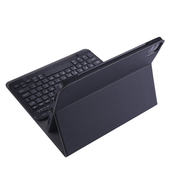 A11B 2020 Ultra-thin ABS Detachable Bluetooth Keyboard Tablet Case for iPad Pro 11 inch (2020), with Pen Slot & Holder (Black)
