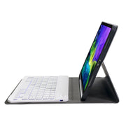 A11BS 2020 Ultra-thin ABS Detachable Bluetooth Keyboard Tablet Case for iPad Pro 11 inch (2020), with Backlight & Pen Slot & Holder (Rose Gold)