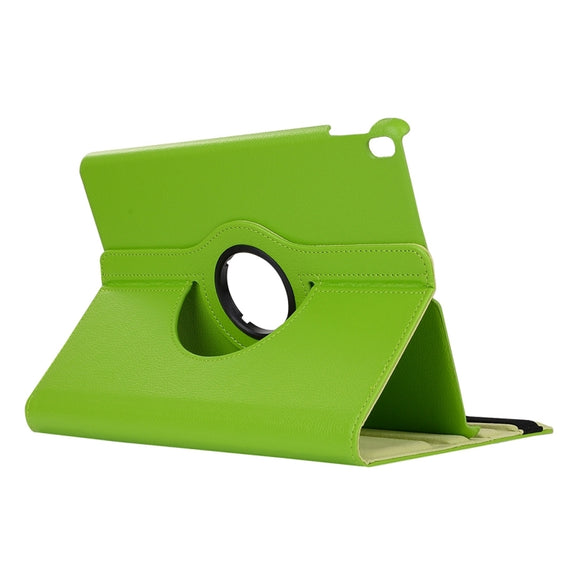 Litchi Texture 360 Degree Spin Multi-function Horizontal Flip Leather Protective Case with Holder for iPad Pro 10.5 inch / iPad Air (2019) (Green)