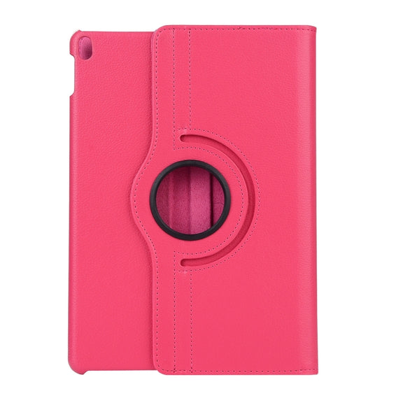 Litchi Texture 360 Degree Spin Multi-function Horizontal Flip Leather Protective Case with Holder for iPad Pro 10.5 inch / iPad Air (2019) (Magenta)