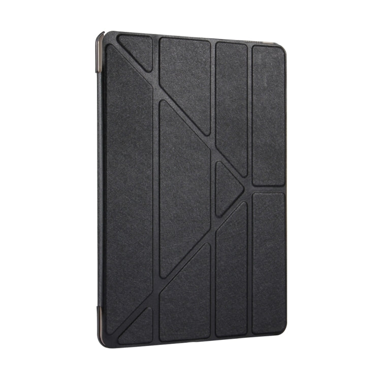 For iPad Pro 10.5 inch Silk Texture Horizontal Deformation Flip Leather Case with 4-folding Holder & Sleep / Wake-up(Black) - iPad Pro 10.5 inch Cases by PMC Jewellery | Online Shopping South Africa | PMC Jewellery | Buy Now Pay Later Mobicred