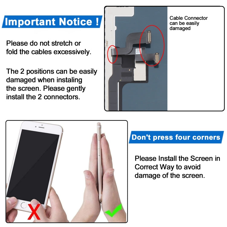 JK incell LCD Screen For iPhone X - free shipping - PMC Jewellery - Order now!
