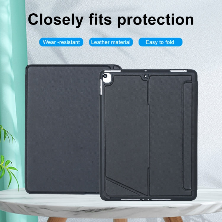 T102-AS For iPad 10.2 2021/2020/2019 / Air 3 10.5/Pro 10.5 Touch Backlight Split Type Bluetooth Keyboard Leather Case - Universal by PMC TechLife | Online Shopping South Africa | PMC TechLife