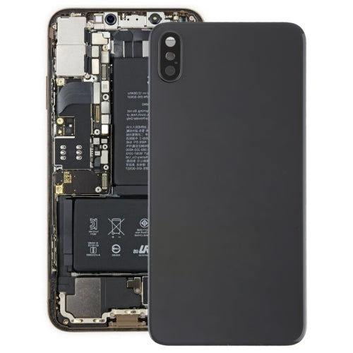 Battery Back Cover with Back Camera Bezel & Lens & Adhesive  for iPhone XS Max(Black) - Back Cover by PMc TechLife | Online Shopping South Africa | PMc TechLife | Buy Now Pay Later Mobicred
