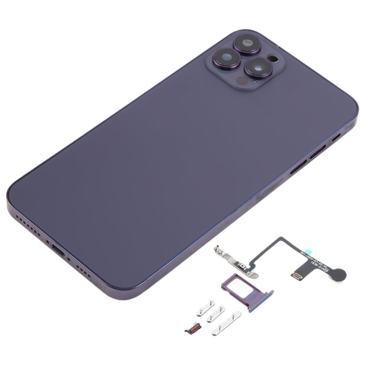 Back Cover with Appearance Imitation of iP14 Pro Max for iPhone XS Max(Purple) - Back Cover by PMC Jewellery | Online Shopping South Africa | PMC Jewellery | Buy Now Pay Later Mobicred