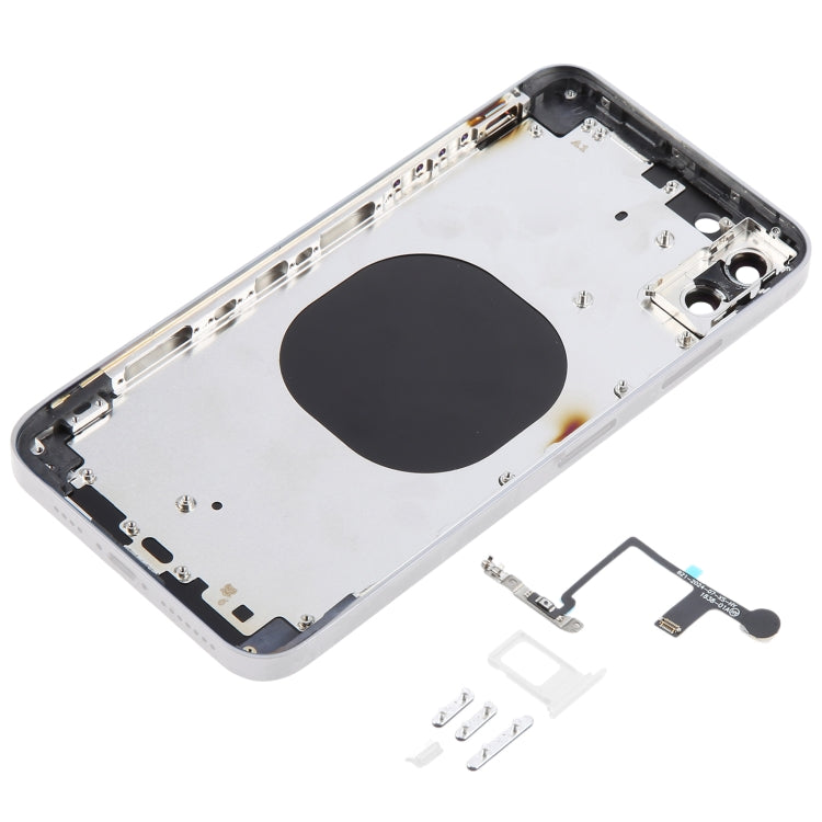 Back Cover with Appearance Imitation of iP14 Pro Max for iPhone XS Max(White) - Back Cover by PMC Jewellery | Online Shopping South Africa | PMC Jewellery | Buy Now Pay Later Mobicred