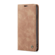 For iPhone XS Max CaseMe-013 Multifunctional Retro Frosted Horizontal Flip Leather Case with Card Slot & Holder & Wallet(Brown)