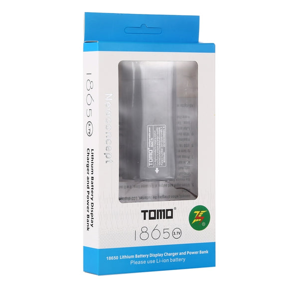 TOMO P2 USB Smart 2 Battery Charger with  Indicator Light for 18650 Li-ion Battery(Black)