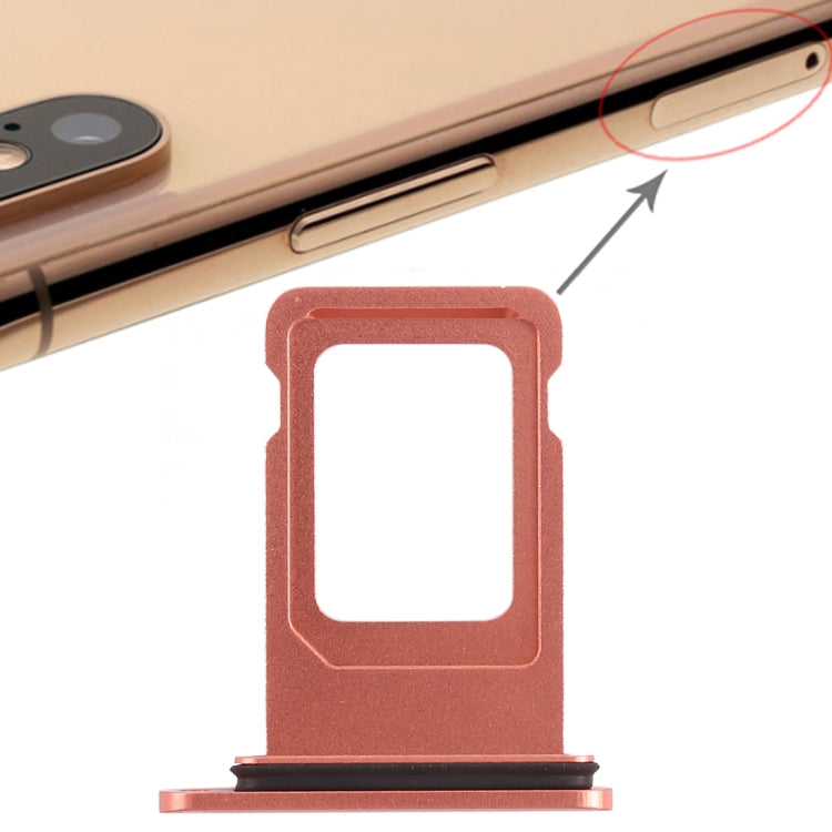 Double SIM Card Tray for iPhone XR (Double SIM Card)(Rose Gold) - Others by PMc TechLife | Online Shopping South Africa | PMc TechLife | Buy Now Pay Later Mobicred