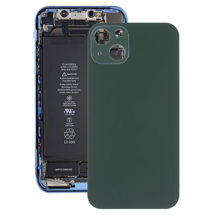 Glass Back Cover with Appearance Imitation of iP13 for iPhone XR(Green) - Back Cover by PMC TechLife | Online Shopping South Africa | PMC TechLife | Buy Now Pay Later Mobicred