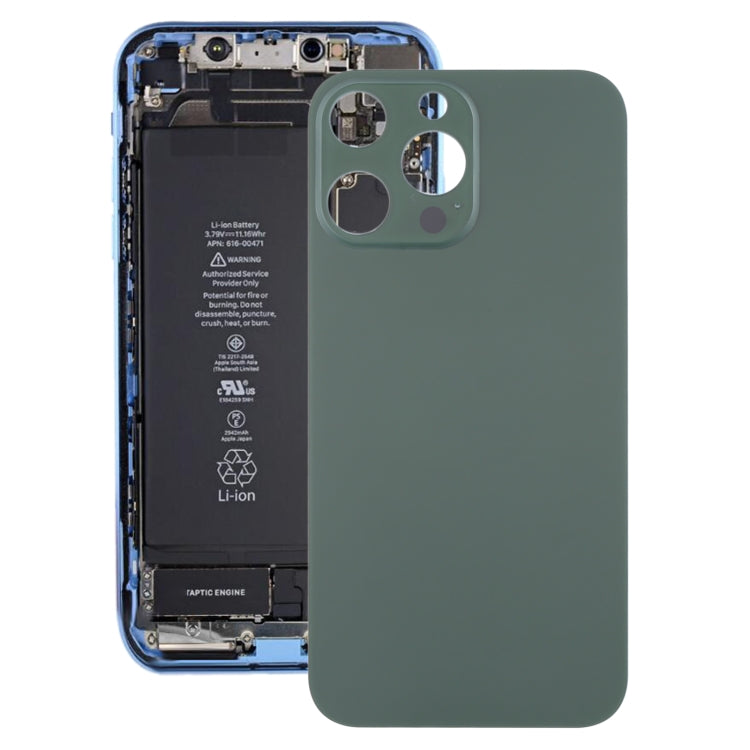 Glass Back Cover with Appearance Imitation of iP13 Pro for iPhone XR(Green) - Back Cover by PMC TechLife | Online Shopping South Africa | PMC TechLife | Buy Now Pay Later Mobicred