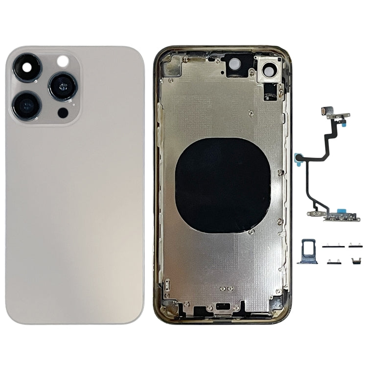 Back Cover with Appearance Imitation of iP15 Pro for iPhone XR(Titanium Gray) - Back Cover by PMC TechLife | Online Shopping South Africa | PMC TechLife | Buy Now Pay Later Mobicred