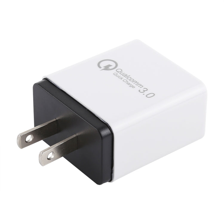AR-QC-03 2.1A 3 USB Ports Quick Charger Travel Charger, US Plug(Black) - USB Charger by PMC Jewellery | Online Shopping South Africa | PMC Jewellery | Buy Now Pay Later Mobicred