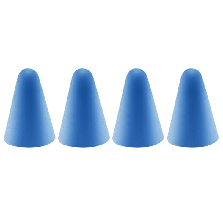 4 PCS Non-slip Mute Wear-resistant Nib Cover for Apple Pencil 1 / 2 (Dark Blue) - Pencil Accessories by PMC Jewellery | Online Shopping South Africa | PMC Jewellery | Buy Now Pay Later Mobicred